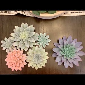 Floral wall decor art